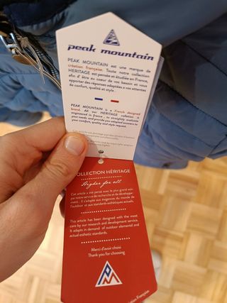 Chaqueta de montaña Peak Mountain Asario reversibl