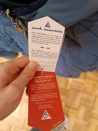 Chaqueta de montaña Peak Mountain Asario reversibl