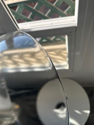 Vitrina de cristal con pie