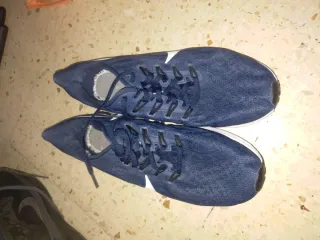 Zapatillas Nike Negras y Plateadas