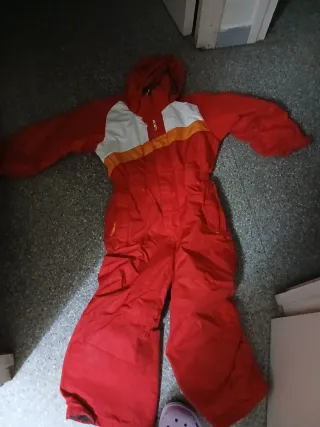 Mono de Nieve Infantil Rojo