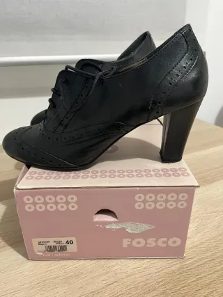 Zapatos Fosco Talla 39 Negros