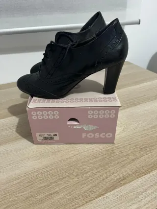 Zapatos Fosco Talla 39 Negros