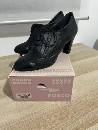 Zapatos Fosco Talla 39 Negros