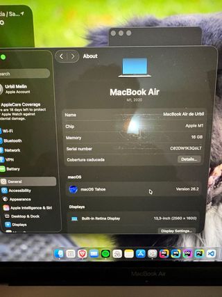 MacBook Air M1 (2020) 16GB RAM 512GB SSD