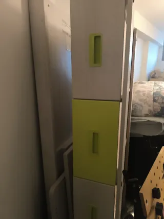 Cama nido con cajones y colchones