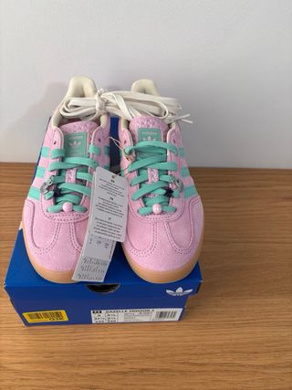 Adidas Gazelle Rosa y Menta Talla 36 2/3-37 1/3