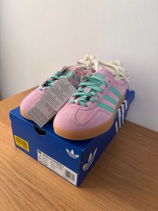Adidas Gazelle Rosa y Menta Talla 36 2/3-37 1/3