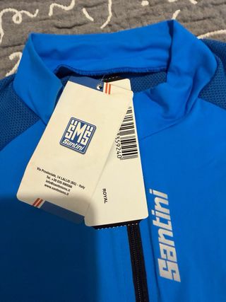Maillot Ciclismo Santini Talla L Azul