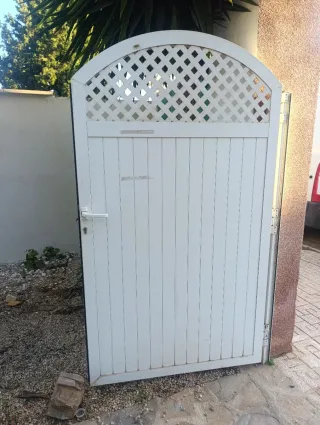 Puertas Exterior Aluminio Blanco