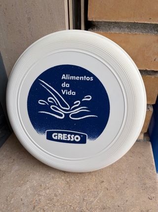 Disco Voador Vintage Gresso Alimentos da Vida