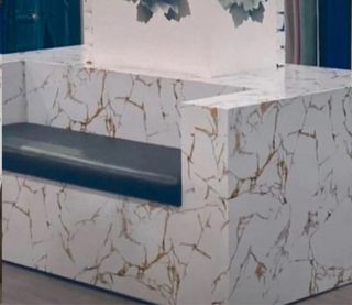 Rollo Adhesivo Mármol Dorado Nuevo