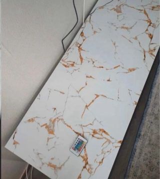 Rollo Adhesivo Mármol Dorado Nuevo