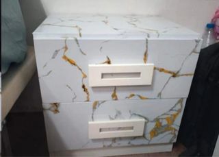 Rollo Adhesivo Mármol Dorado Nuevo