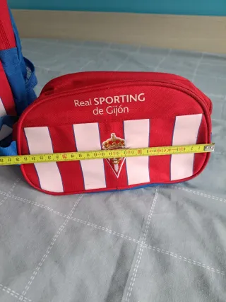 Mochila y neceser Real Sporting de Gijón