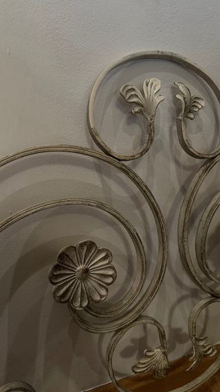 Cabecero de hierro forjado para arreglar