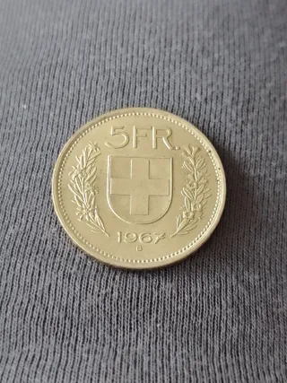 Moneda Confederatio Helvetica Plata