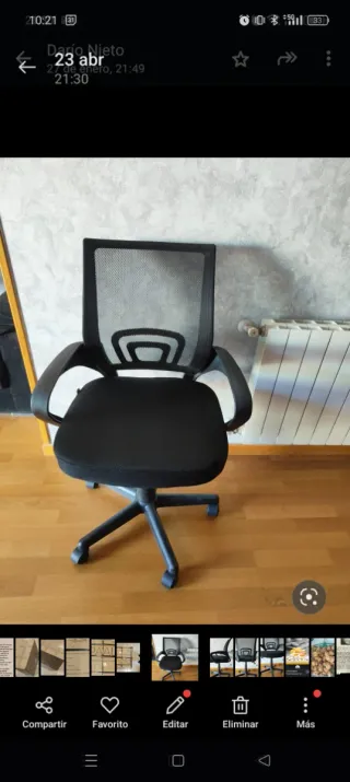 Sillas de oficina giratorias