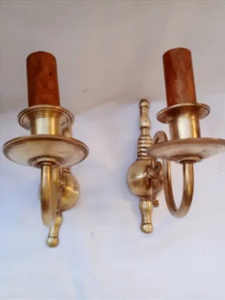 Applique da parete anni 50 in ottone