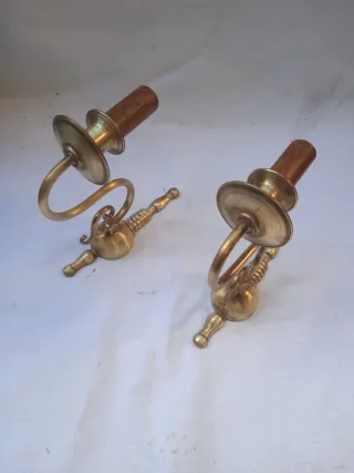 Applique da parete anni 50 in ottone