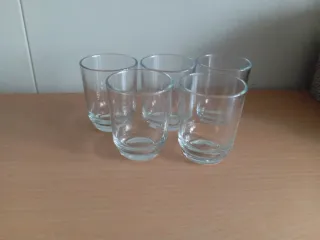 Copas de cristal tallado