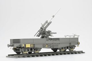Maqueta 88mm Flak 36 w/SSys Wagon Border 1/35