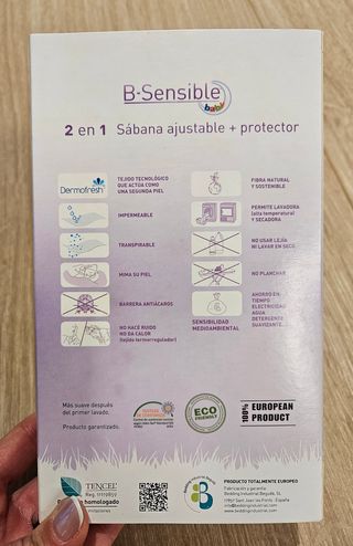 Lote 2 protectores colchón bebé B.Sensible