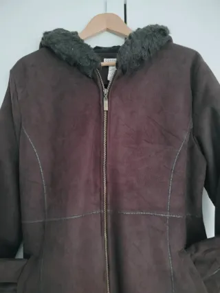 Chaquetón vintage todo de pelo