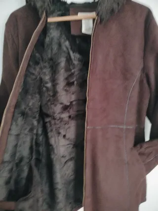 Chaquetón vintage todo de pelo