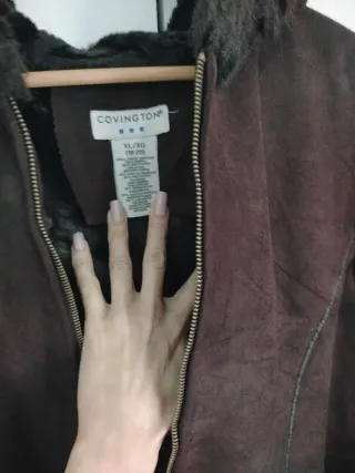 Chaquetón vintage todo de pelo