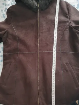 Chaquetón vintage todo de pelo