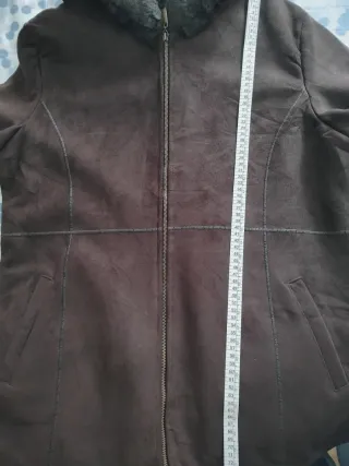 Chaquetón vintage todo de pelo