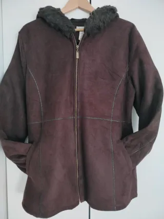 Chaquetón vintage todo de pelo