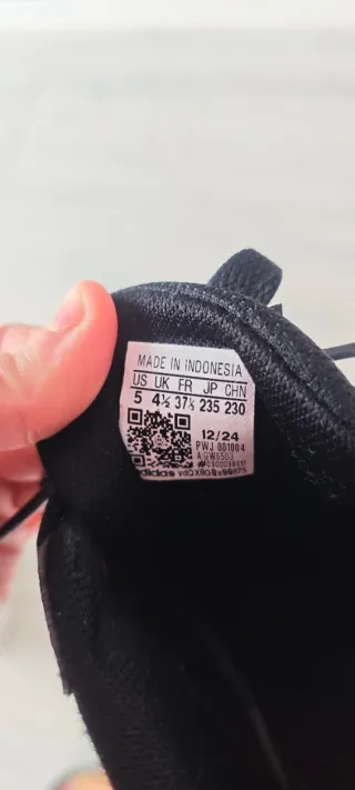 Zapatillas Adidas Negras Talla 37 1/3