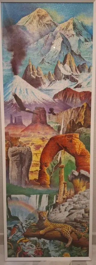 Cuadro Puzzle Montañas y Naturaleza 48x137cm