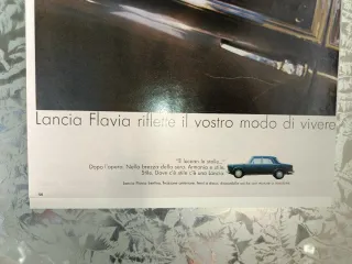 Pubblicità Lancia Flavia Originale da rivista