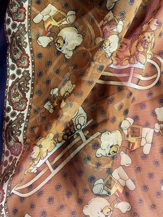 Pañuelo Mujer Estampado Osos Tienda Local