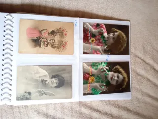 Lote 50 Postales Antiguas Románticas y religiosas.