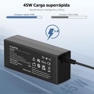 45W Cargador para Lenovo Portatil 20V 2.25A Adapta