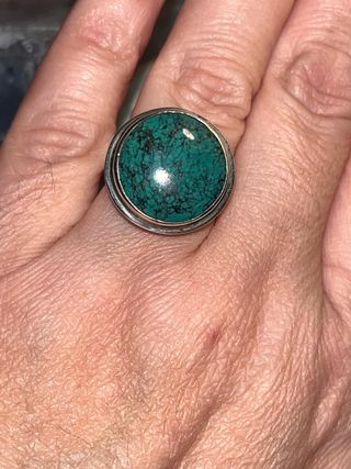 Anillo Plata 925 Turquesa Ajustable