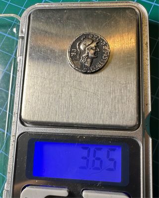 Denario Pompeyo Magno