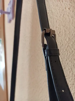 Bolso azul marino, hombro y bandolera