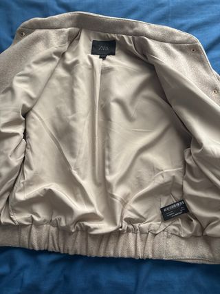 Chaqueta Zara Beige Talla XS