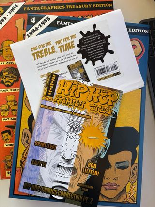 Lote Hip Hop Family Tree. Dos cajas.