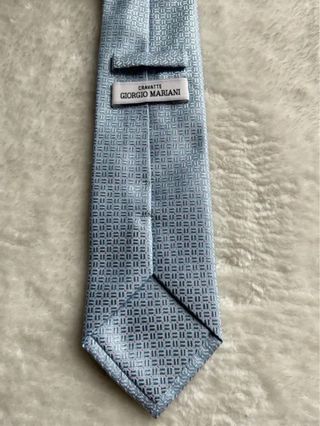 Cravatta seta celeste GIORGIO MARIANI Vintage