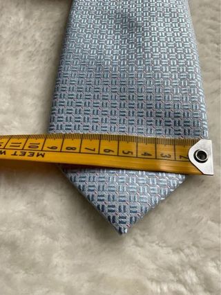 Cravatta seta celeste GIORGIO MARIANI Vintage