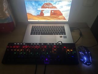 Teclado y Ratón Gaming LED RGB