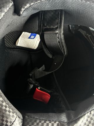 Casco Motocross Negro y Rojo Nuevo