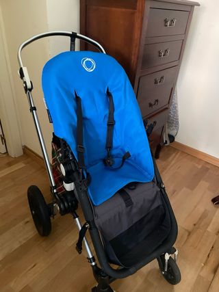 Carro Bugaboo Cameleon Gris y Azul