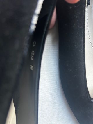 Manoletinas Christian Dior Negras y Rosas